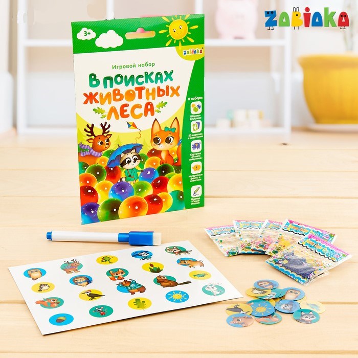 Игровой набор с гидрогелем «В поисках домашних животных» 4291971 - фото 414324