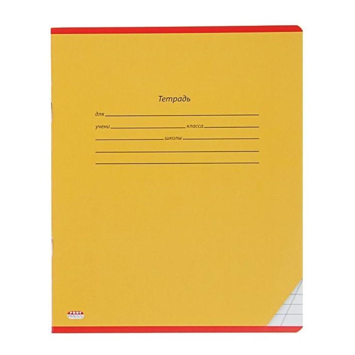 Тетрадь А5 12 листов косая линия "Школьная классика" обложка картон, скоба 3599055