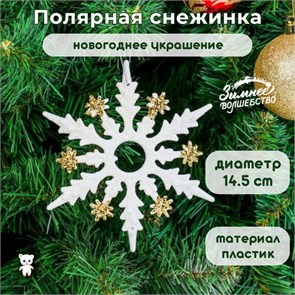 {{productViewItem.photos[photoViewList.activeNavIndex].Alt || productViewItem.photos[photoViewList.activeNavIndex].Description || 'Новогоднее украшение пластиковое &quot;Полярная cнежинка&quot; d = 14.5 см, цвет белый с золотом'}}