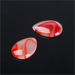 Кабошон "Сердолик" 1 шт, капля, 18*25 мм 2360869