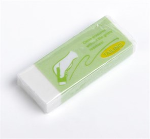 Ластик ERASERS, белый, в бумажном держателе 540516