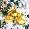 Новогодний шар "Анданте. Глянцевый" d = 4 см, пластик, цвет "золото" 2178226-глянец - фото 407571