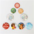 Топсы для творчества Арт Узор "Со вкусом новогодних конфет" 9 шт, пластик 4275260