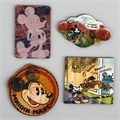 Декор деревянный Микки Маус Disney "Винтаж" 4 шт, на подложке 12 × 11 см 1144989