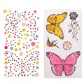 Наклейка-стразы пластиковая "Бабочки" 16 х 9 см 2788891
