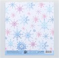 Бумага для скрапбукинга «Нежные снежинки», 15.5 × 17 см, 180 г/м 4404840