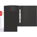 Папка на кольцах "deVENTE. Daily" A4, 2 кольца, фактура "песок" черная 3081409
