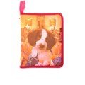 Папка для тетрадей А5 "Собаки" молния вокруг, пластик, 1 отделение, без ручек 160338/собаки