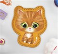 Игрушка из фетра «Рыжий кот», с термонаклейкой и перфорацией 4324393 - фото 414348