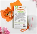 Игрушка из фетра «Рыжий кот», с термонаклейкой и перфорацией 4324393