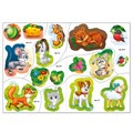 Наклейки «Весёлые зверята», 12 стр. 3004281