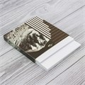 Футляр с бумажным блоком для записей "Горы" 8 х 8 см 100 листов 2829558