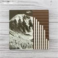 Футляр с бумажным блоком для записей "Горы" 8 х 8 см 100 листов 2829558