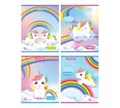 Тетрадь школьная  18 листов клетка А5 скоба  "Hello, unicorn!" BG Т5ск18 7763