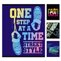 Тетрадь А5 96 листов клетка скоба  "Sneakers" выборочный лак BG Т5ск96_вл 8311 - фото 415577