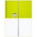 Тетрадь А4, 80 листов в клетку на гребне GLANCE NEON, пластиковая обложка, на резинке, МИКС 2498317