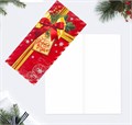 Открытка евро "С Новым Годом!" шильдик, 10 × 21 см 4404779 - фото 416089