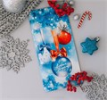 Открытка евро «С Новым Годом!» новогодние шары, 10 × 21 см 3622603 - фото 416091