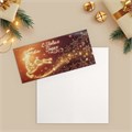 Открытка евро "С Новым Годом!" олень, 10 × 21 см 2592157 - фото 416099