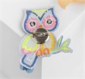 Брошь "Сова-филин" сказочные, цветная 2997122