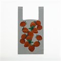 Пакет "Клубника крупная" полиэтиленовый, майка, 28 х 55 см, 35 мкм 877419 - фото 417012