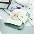 Визитница вертикальная, 28 картхолдеров, на кнопке, цвет розовый, 7 см × 1,5 см × 10,5 см 3500589 - фото 418030