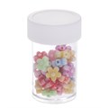 Бусины для творчества "Цветочки" (вес 14 гр) в банке 2,5 см х 4,5 см х 2,5 см 2277746