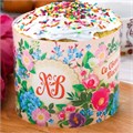 Пасхальный ободок для кулича «Цветочная композиция», 41.6 × 10 см 2663674 - фото 418507